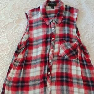 Flannel tunic
